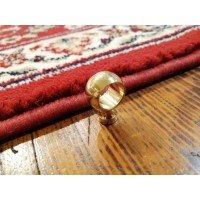 Supporto in ottone d. 13mm per tubo tondo diam. 12mm