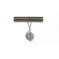 Anello decorativo in acciaio inox con molla