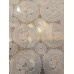 Fiore stampato su pellicola trasparente h 140 (decoro color bianco) Fiore stampato su pellicola trasparente h 140 (decoro color bianco)